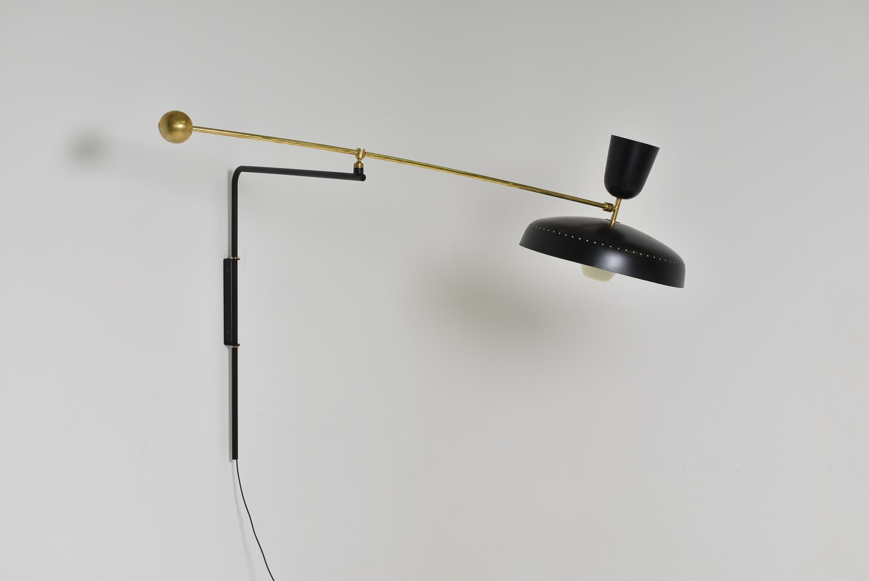 Rare G1 Wall Lamp By Pierre Guariche,  Original Model of 1952, France 2