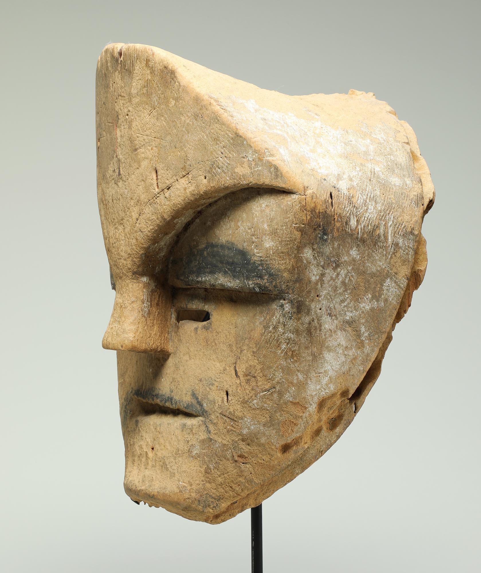 20th Century Rare Gabon Mask From Tsogho Peoples with Character, Central Africa For Sale