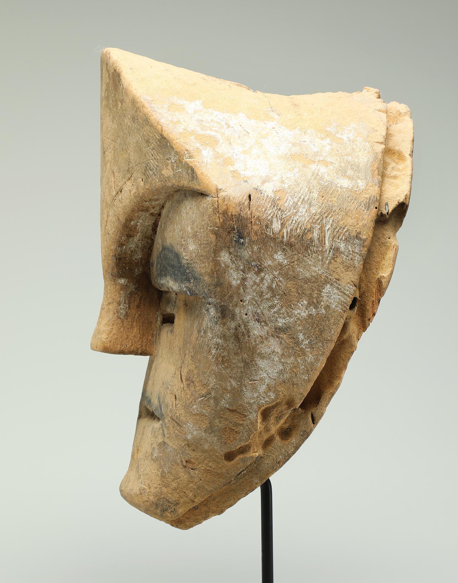 Wood Rare Gabon Mask From Tsogho Peoples with Character, Central Africa For Sale
