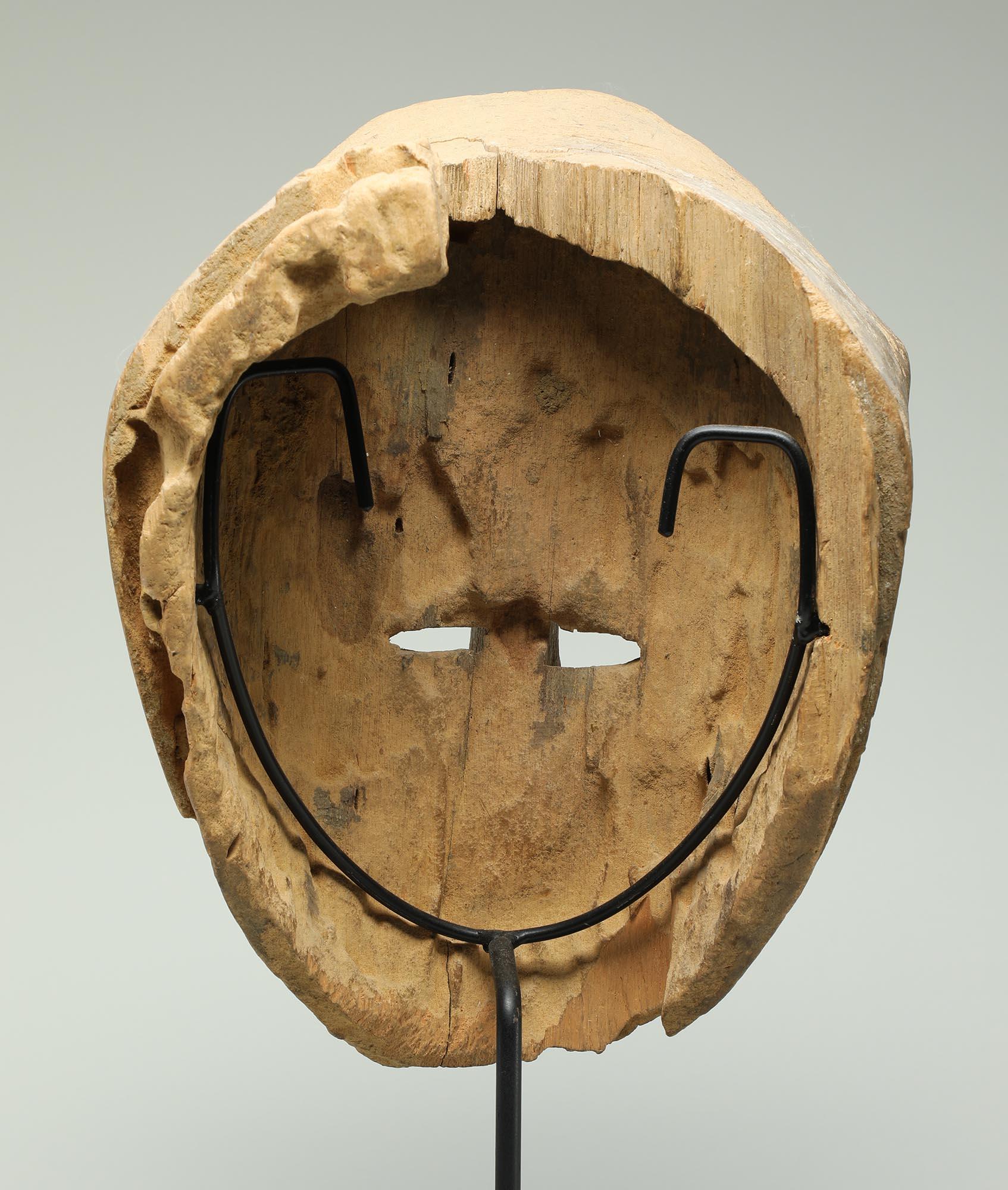 Rare Gabon Mask From Tsogho Peoples with Character, Central Africa For Sale 1