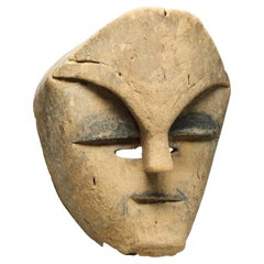 Rare Gabon Mask From Tsogho Peoples with Character, Central Africa