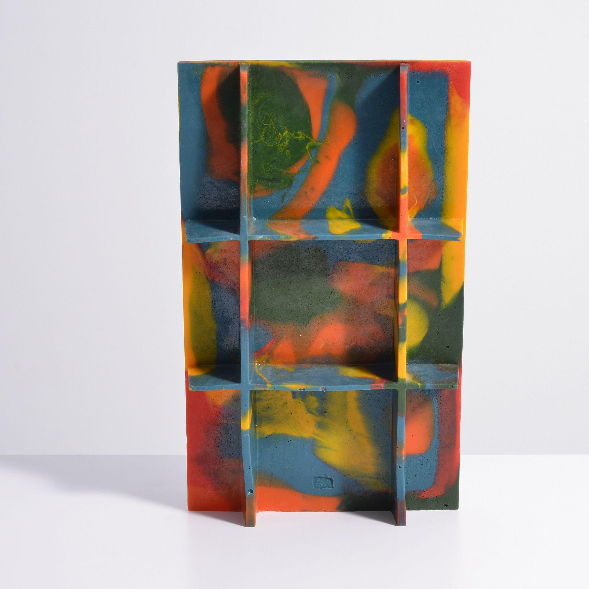 Artist/Designer; Manufacturer: Gaetano Pesce (Italian, 1939-2024); Fish Design (Italy)
Marking(s); notes: Fish Design imprint
Materials: sculpted resin, mirror
Dimensions (H, W, D): 19.75