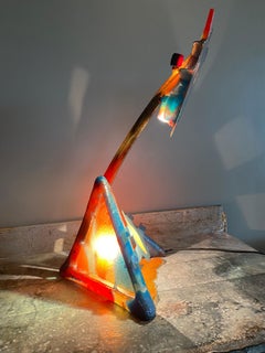 Rare Gaetano Pesce Resin Lamp