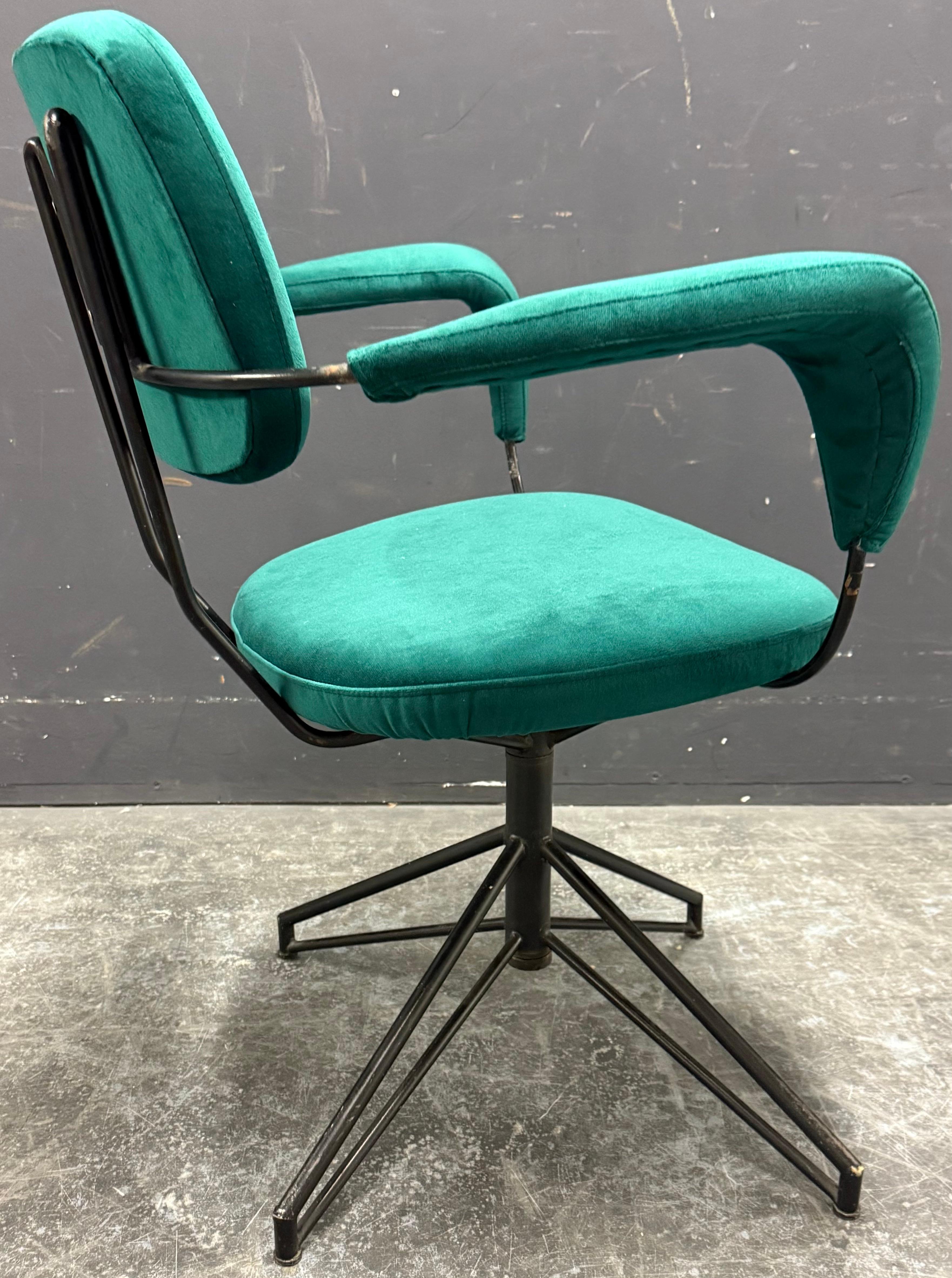 rara silla de escritorio gastone rinaldi Moderno de mediados de siglo en venta