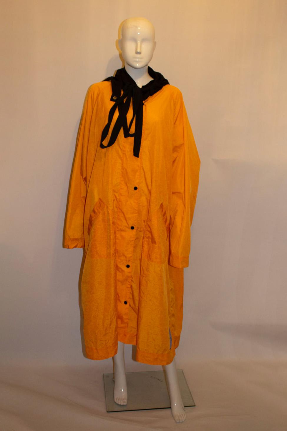Orange Rare Genesis 11 Mc Queen Festival Coat For Sale