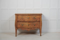 Rare Genuine Antique Swedish Rococo Chest of Drawers