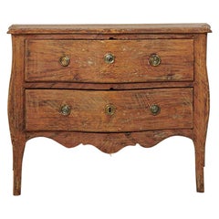 Rare Genuine Antique Swedish Rococo Chest of Drawers