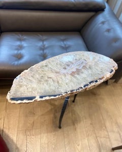 Rare Geode / Natural Crystal Bespoke Made Side Occasional Table