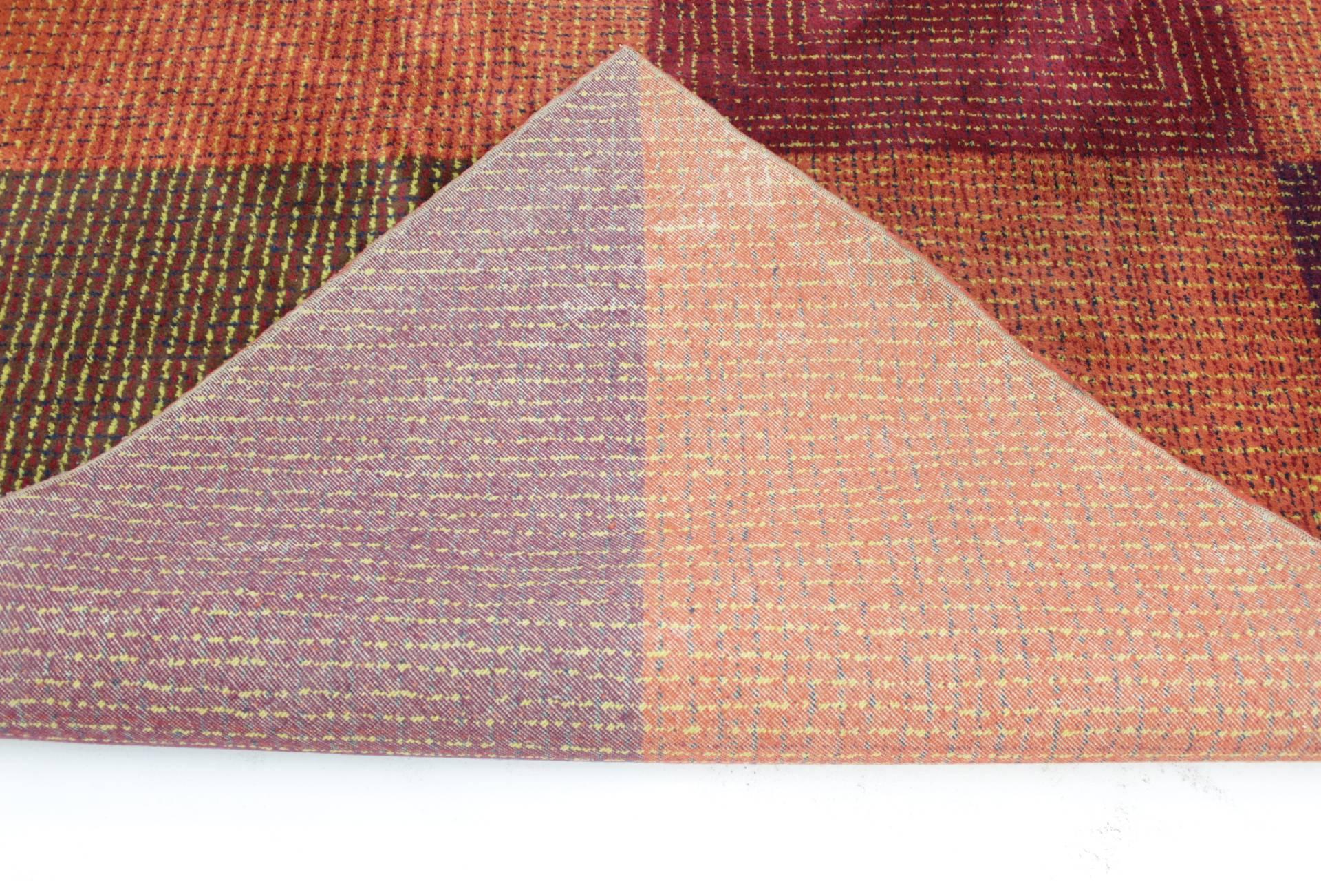 Mid-20th Century Rare Geometric Modernist Carpet, 1960s