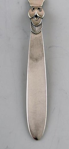 Rare Georg Jensen Cactus Snail Fork in Sterling Silver, 1933-1944
