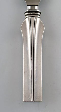 Rare Georg Jensen Elsinore Art Deco Cake Knife in Sterling Silver, 1933-1944