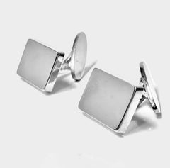 Rare Georg Jensen Flemming Eskildsen Sterling Cufflinks, circa 1960