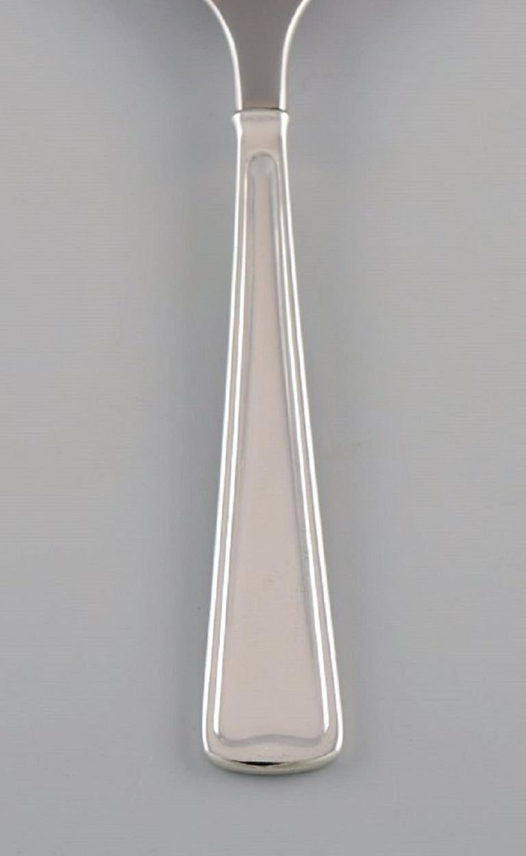 Danish Rare Georg Jensen Koppel Cutlery, Eight Sorbet Spoons in Sterling Silver