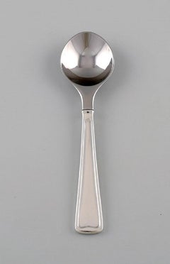 Rare Georg Jensen Koppel Cutlery, Five Teaspoons in Sterling Silver