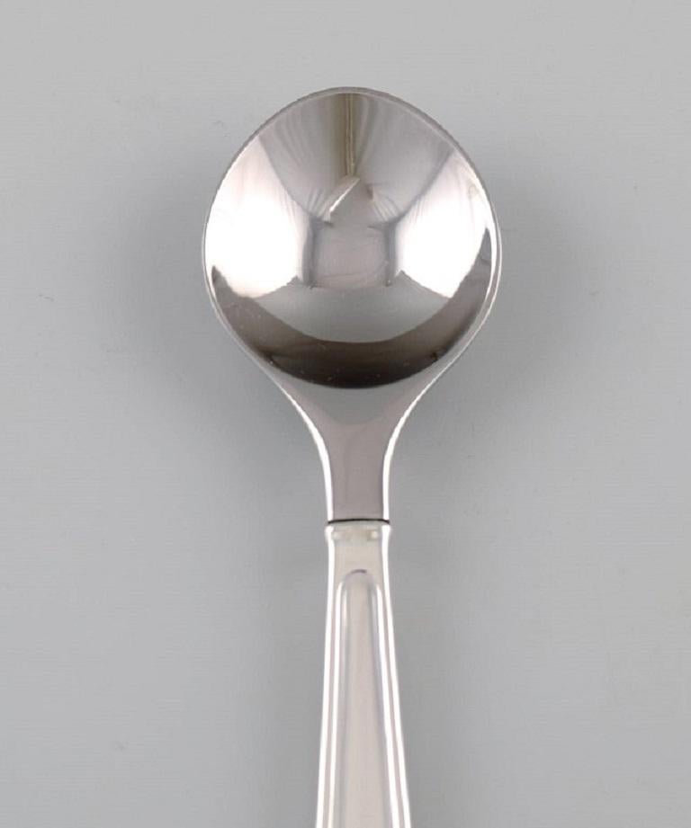 Scandinavian Modern Rare Georg Jensen Koppel Cutlery, Five Teaspoons in Sterling Silver