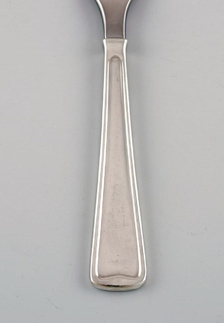 Scandinavian Modern Rare Georg Jensen Koppel Cutlery. Lunch Service in Sterling Silver for Six P For Sale