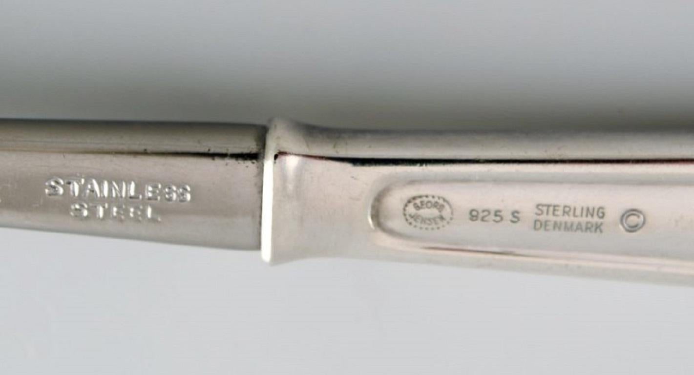 Danish Rare Georg Jensen Koppel Cutlery, Two Roast Forks in Sterling Silver