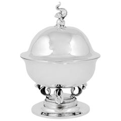 Rare Georg Jensen Lidded Bonbonniére