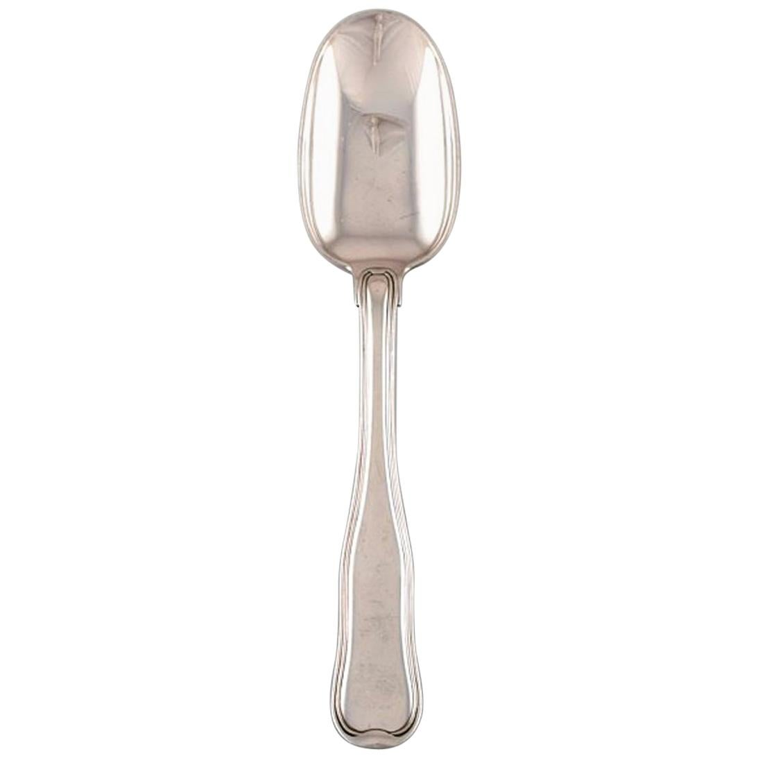 Rare Georg Jensen Old Danish Dinner Spoon in Sterling Silver, Two Pieces