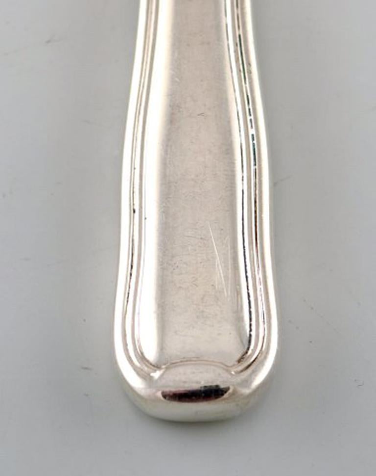 Scandinavo moderno Raro coltello da frutta Georg Jensen Old Danish in argento sterling. Quattro pezzi in vendita