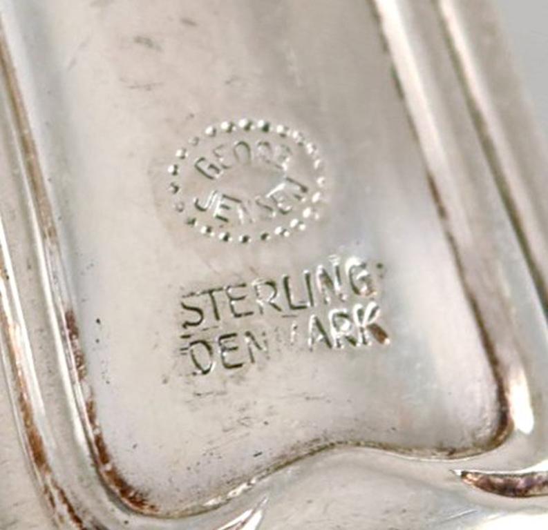 Danese Raro coltello da frutta Georg Jensen Old Danish in argento sterling. Quattro pezzi in vendita