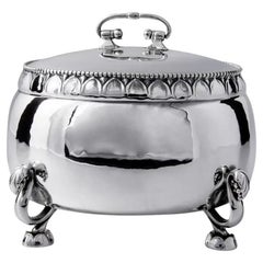 Rara Bombonera de plata Georg Jensen 298
