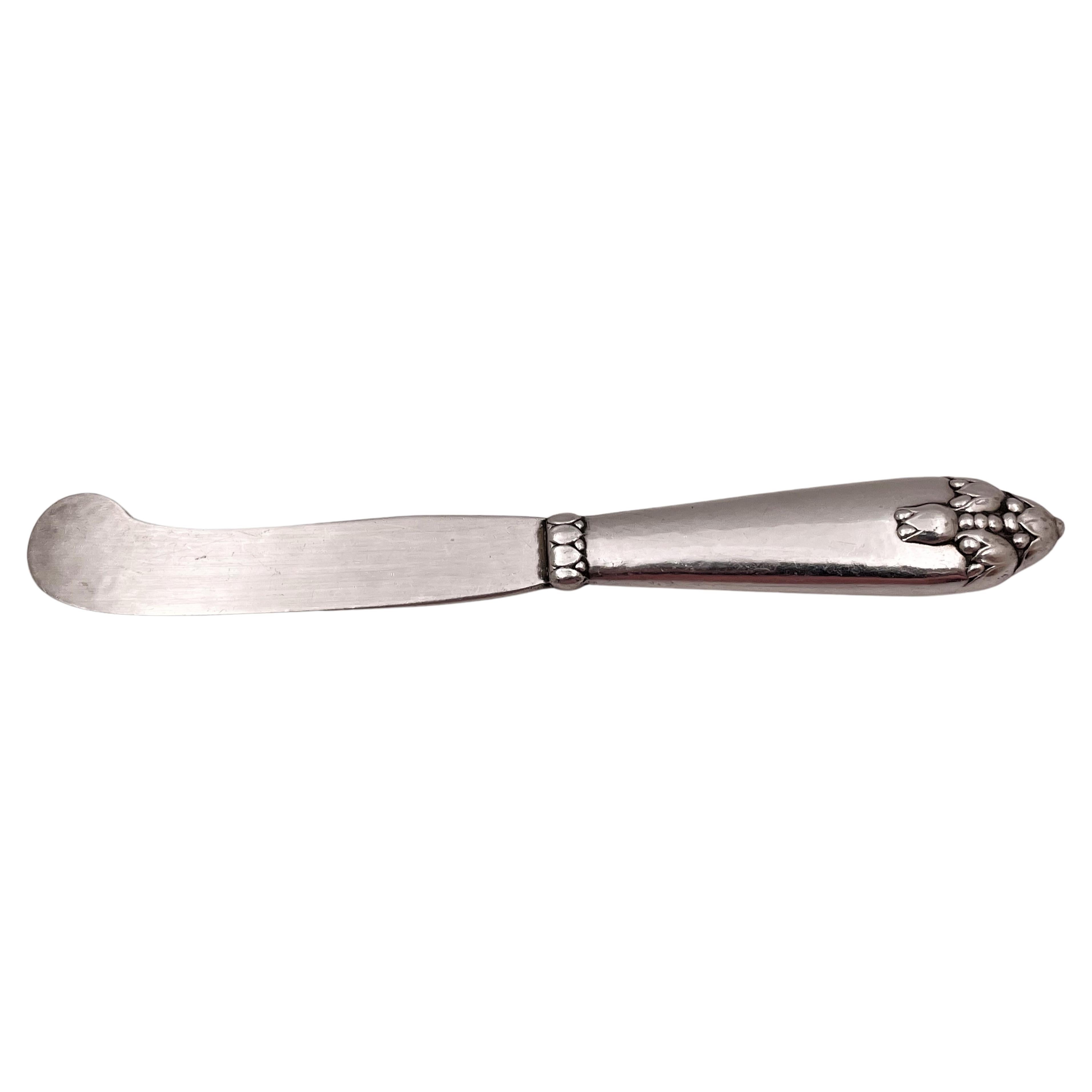 Seltener Georg Jensen-Buttermesser aus Sterlingsilber, 1925 im Angebot