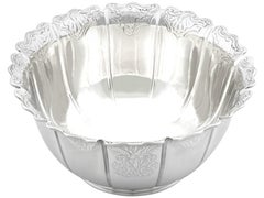 Rare George II English Sterling Silver Sugar Bowl