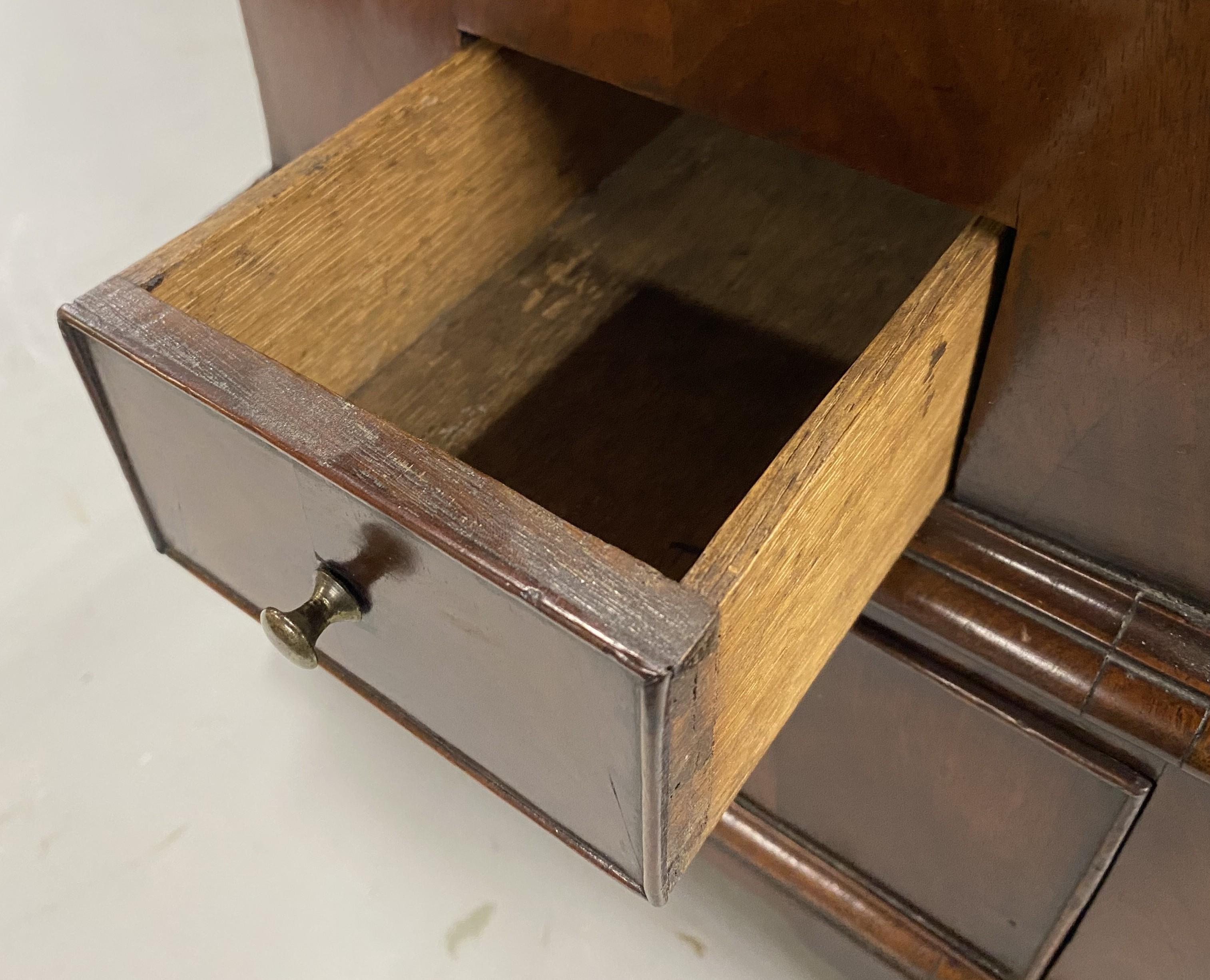 18th Century and Earlier Rare George II Pagoda Form Mahogany Cellarette or Caddy For Sale