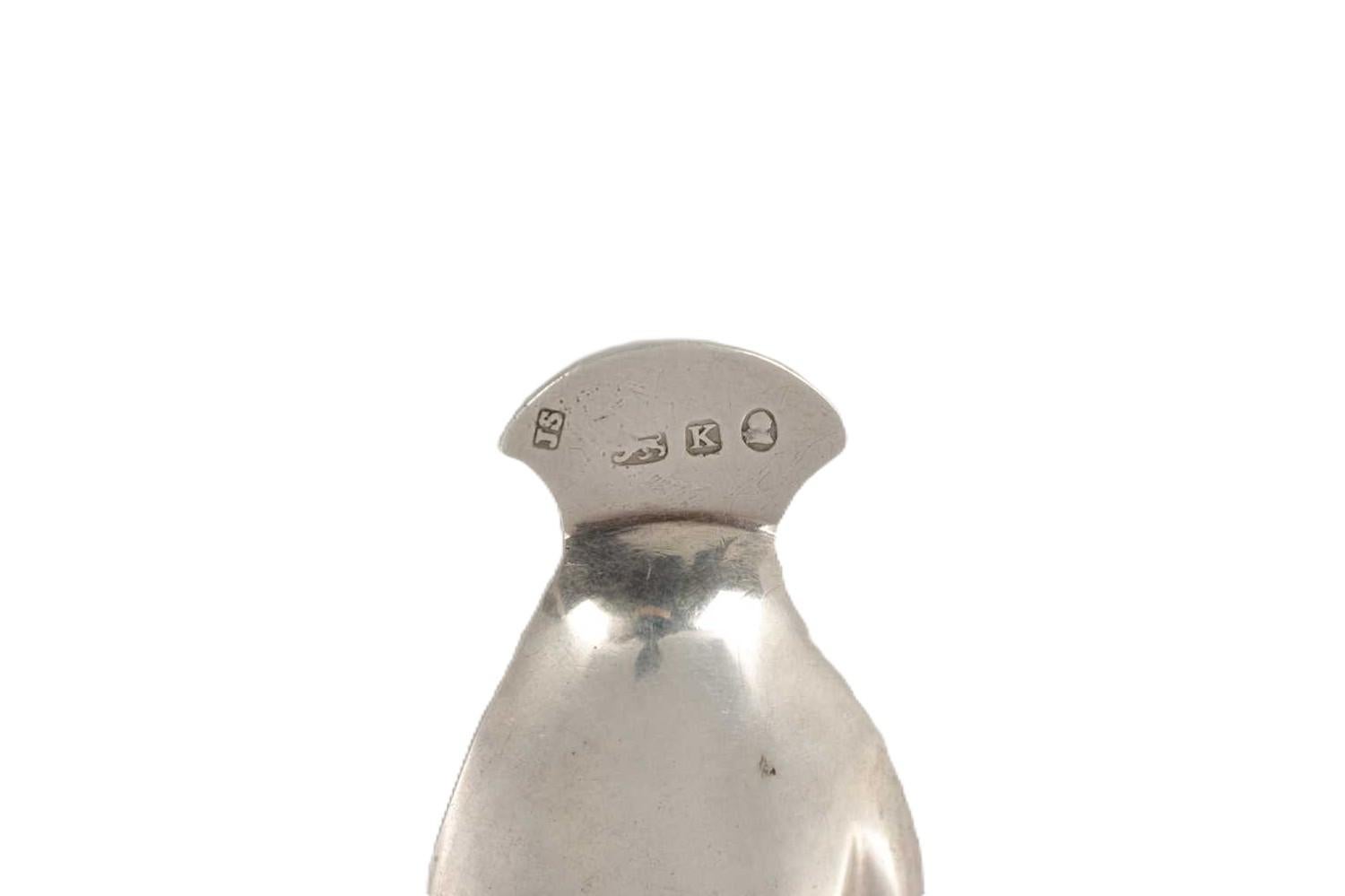 Georgianischer Silberbehälter aus Silber von Josiah Snatt in Form eines handverlesenen, seltenen (Englisch) im Angebot