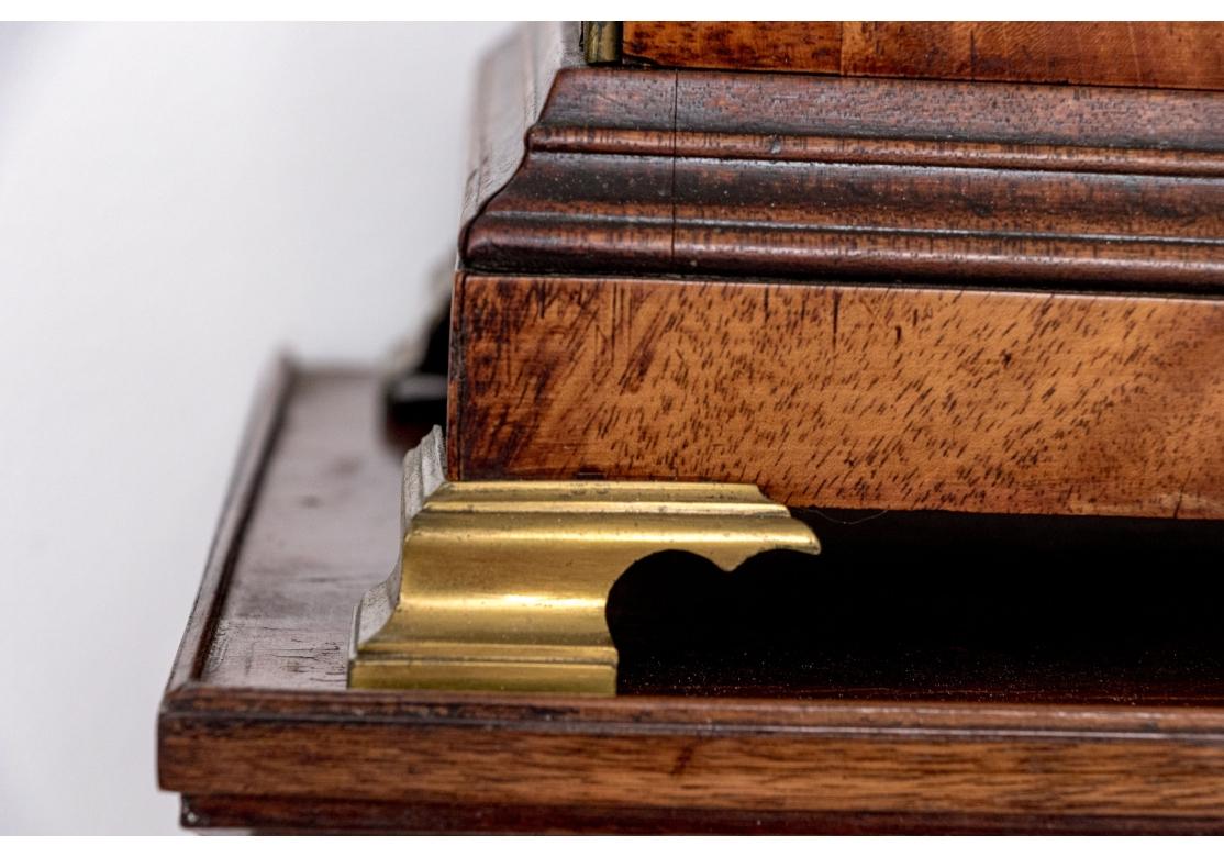 Seltene George III Thomas Ross Hull Mantle Uhr mit Holz Wandhalterung (19. Jahrhundert) im Angebot