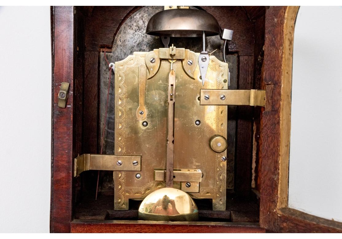 Seltene George III Thomas Ross Hull Mantle Uhr mit Holz Wandhalterung im Angebot 1