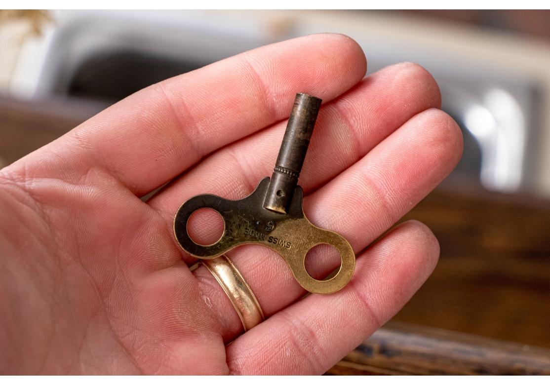 Seltene George III Thomas Ross Hull Mantle Uhr mit Holz Wandhalterung im Angebot 2