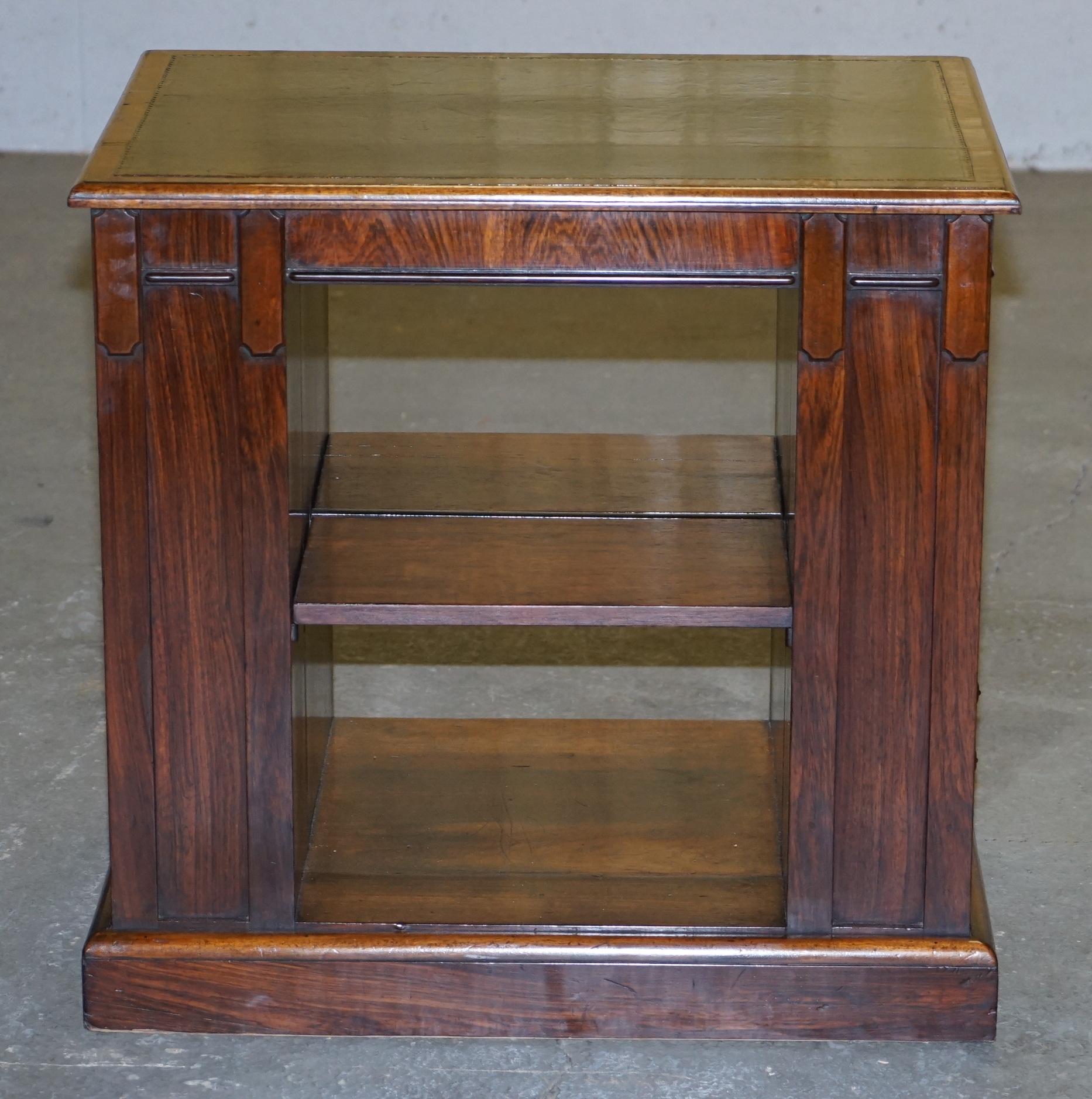 RARA LIBRERIA FOLIO IN LEGNO DURO DI WILLIAM IV CIRCA 1830 CON CASSETTI LIBRERIA in vendita 6