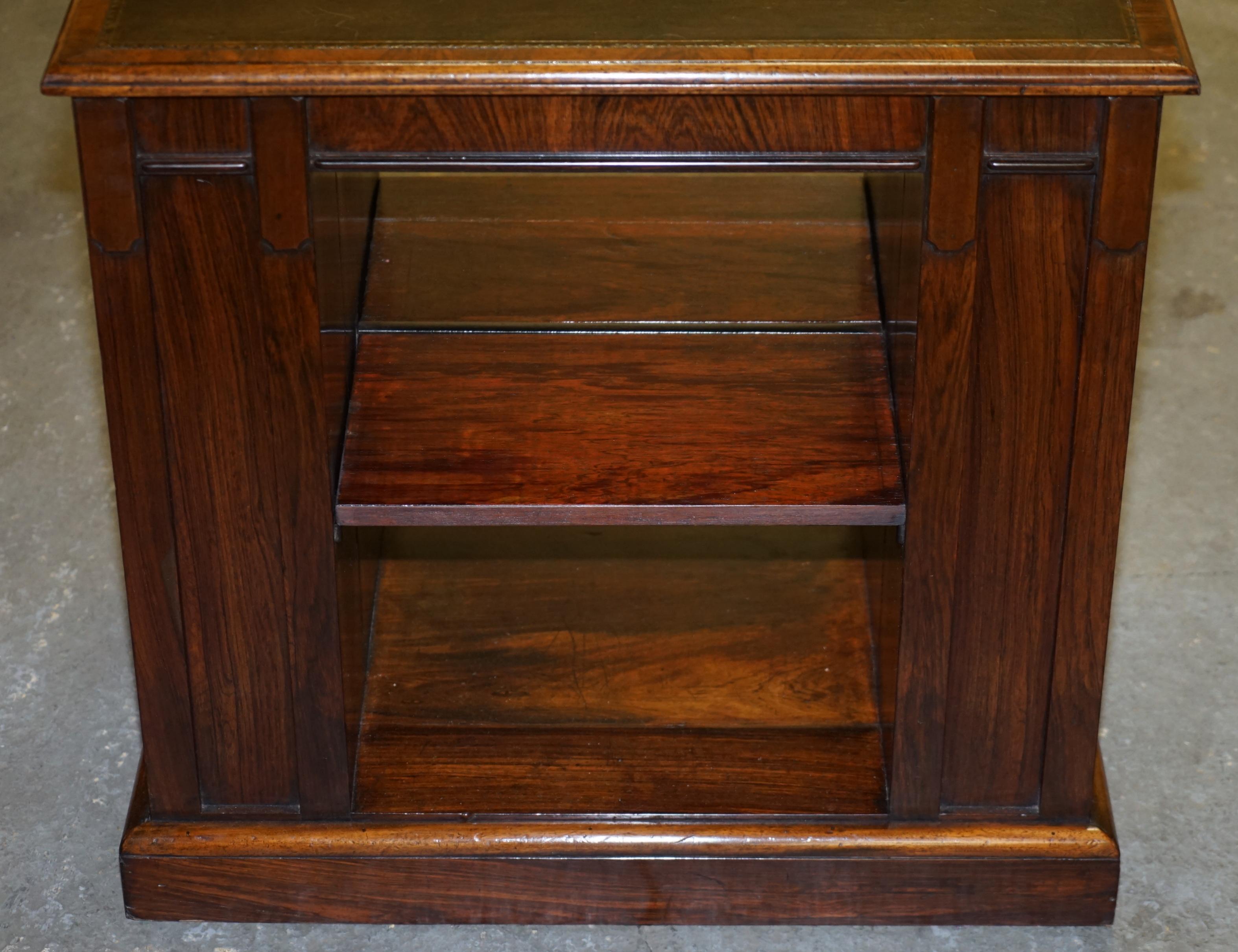 RARE WILLIAM IV CIRCA 1830 HARDWOOD LIBRARY FOLIO CABiNET WITH DRAWERS BOOKCASE For Sale 8