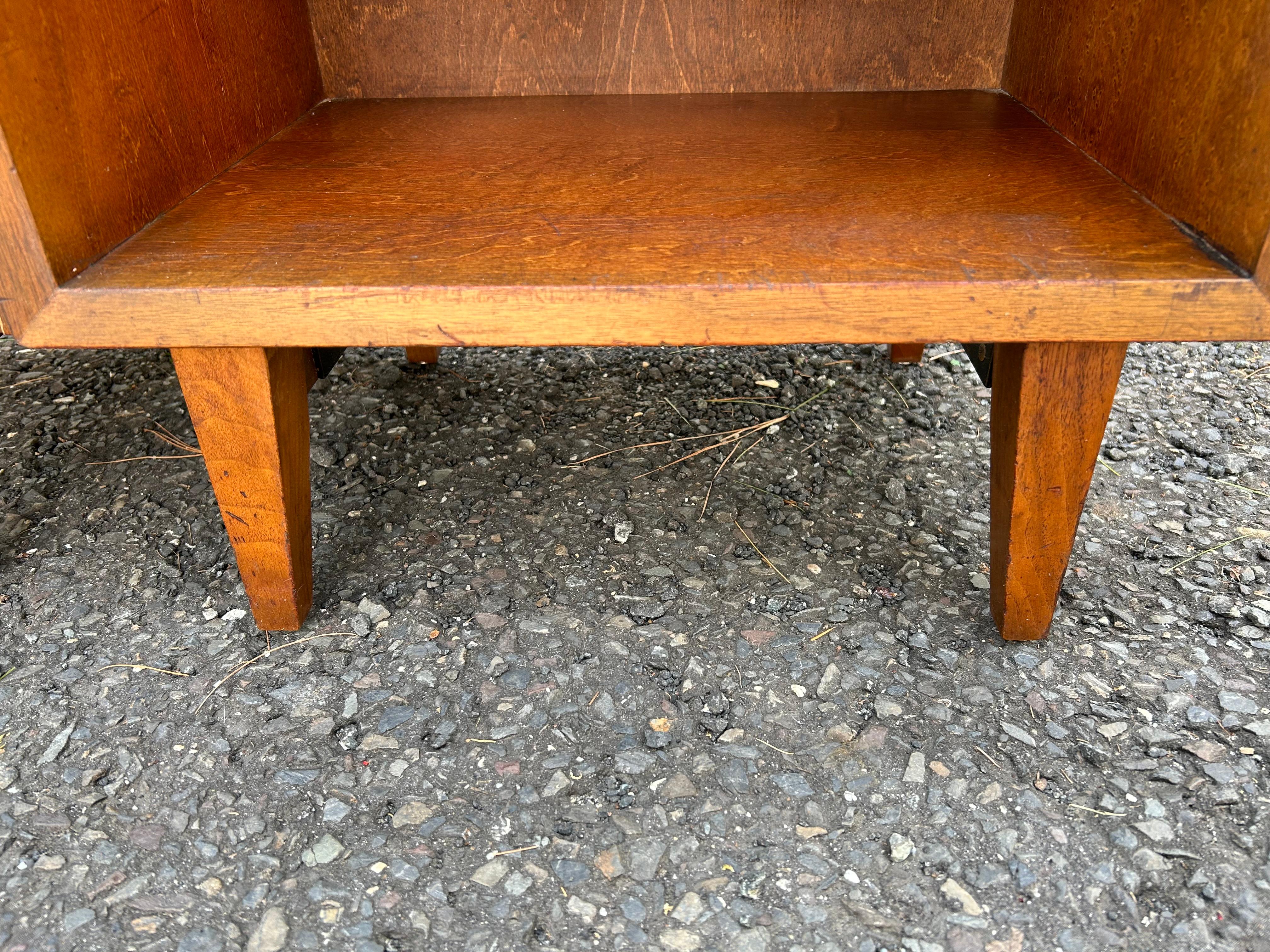 Upholstery Rare George Nelson 4 Piece King Size Headboard Night Stand Mid-Centuy Modern