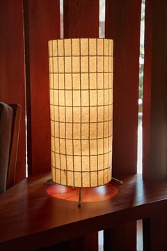 Rare George Nelson Cylinder Table Lamp for Howard Miller