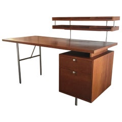 Rare George Nelson Home Office Desk with Paper Tray Herman Miller