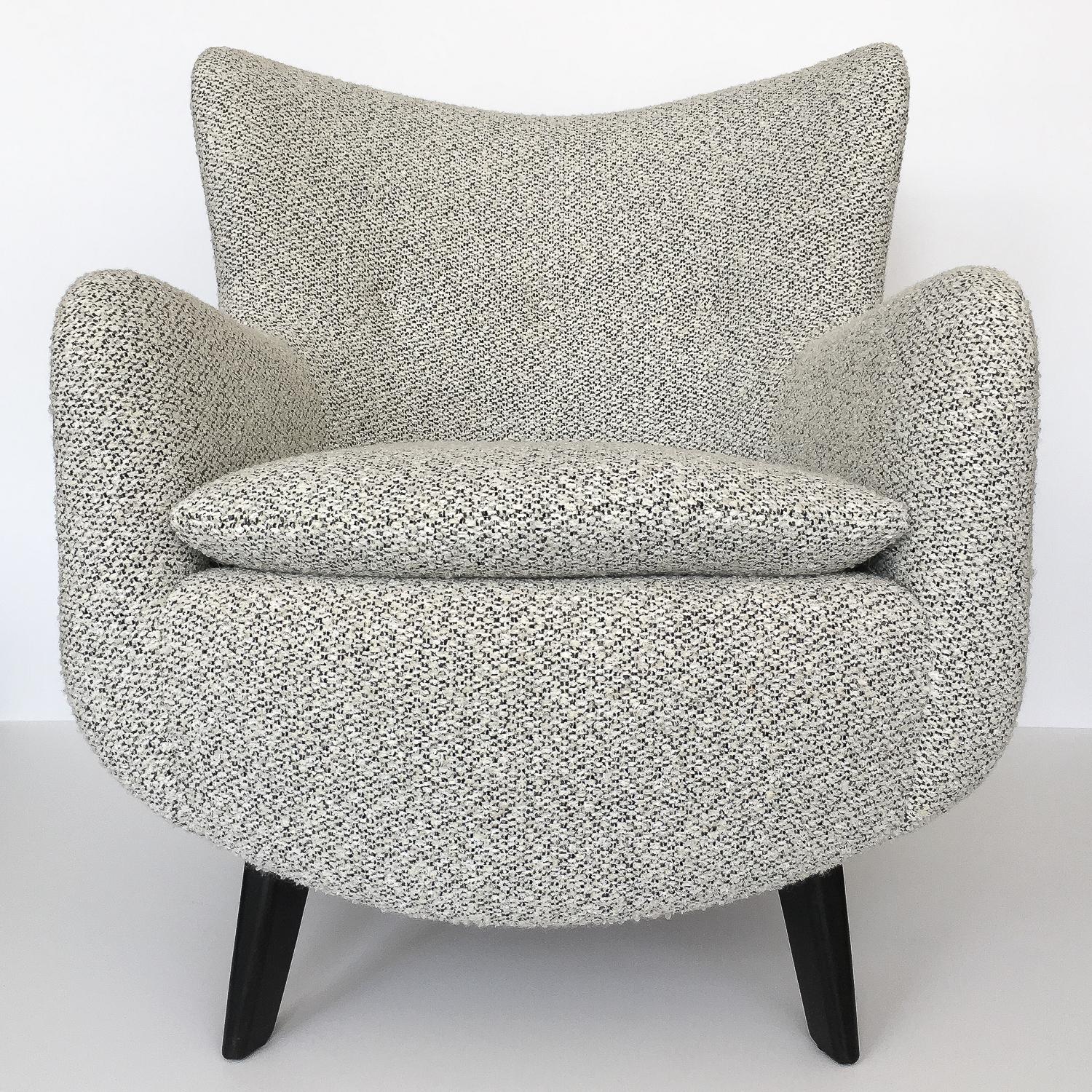 Américain Rare fauteuil club lounge George Nelson modèle 4688