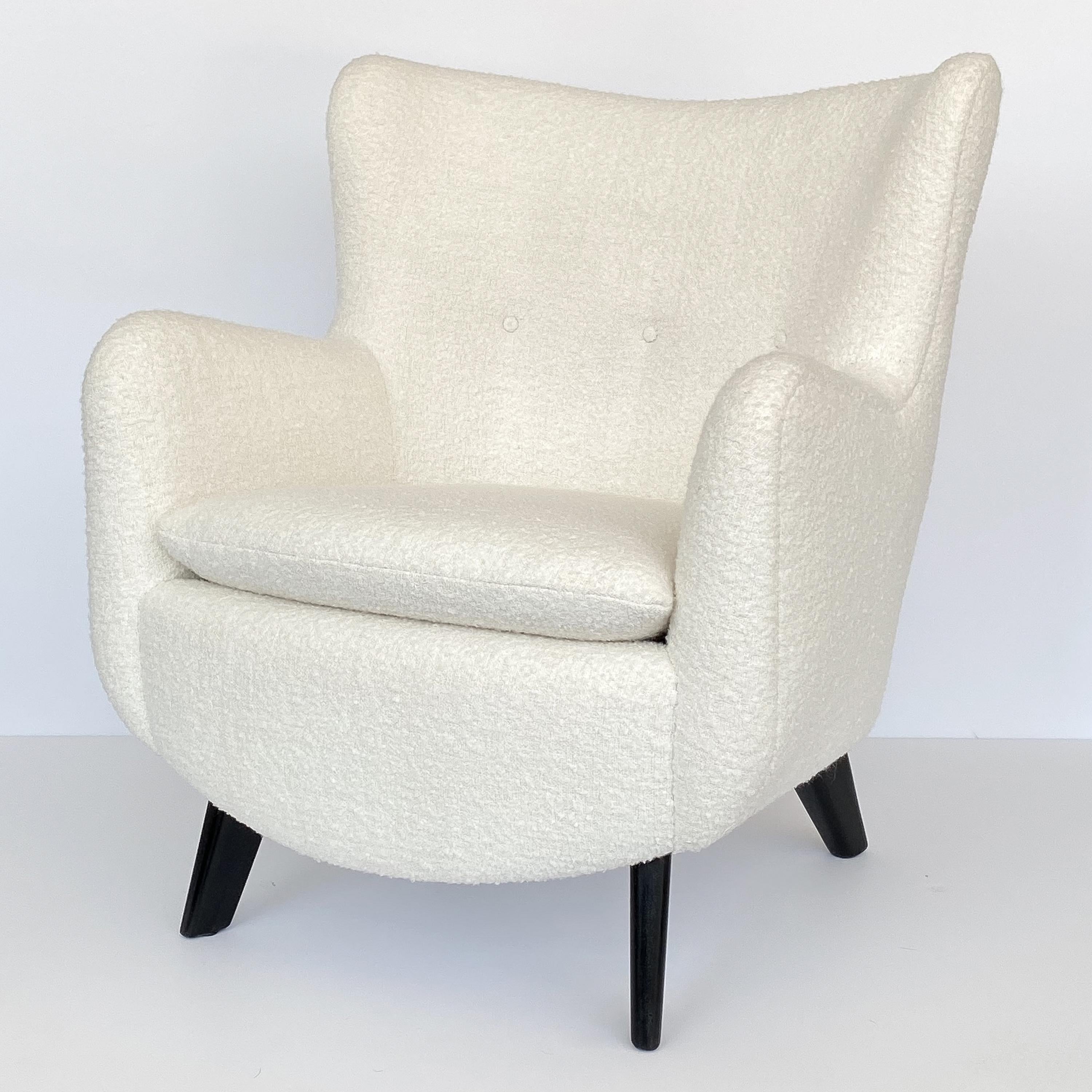 Seltener George Nelson Modell 4688 Club Lounge Stuhl (Ebonisiert)