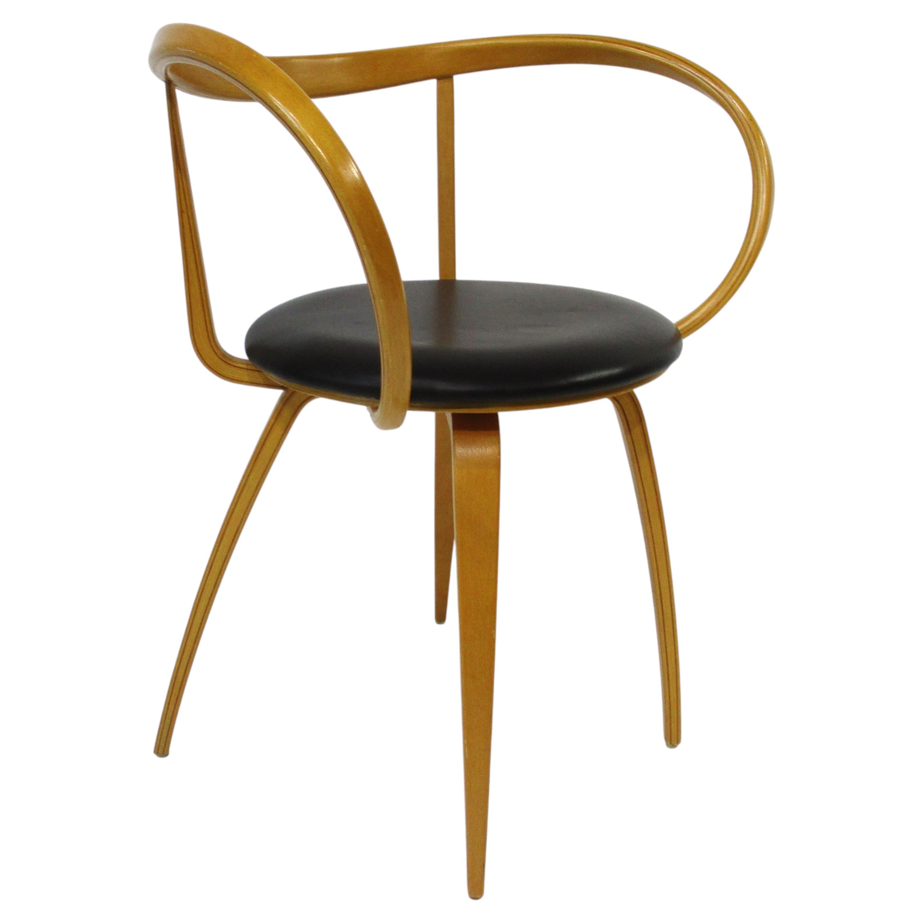Rare chaise Pretzel de George Nelson pour ICF Italie