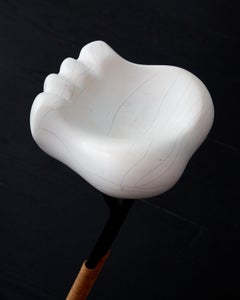 Raro posacenere "Patte D'Ours" Georges Jouve + Mathieu in bianco