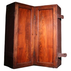 Rare Georgian Campaign Bookcase