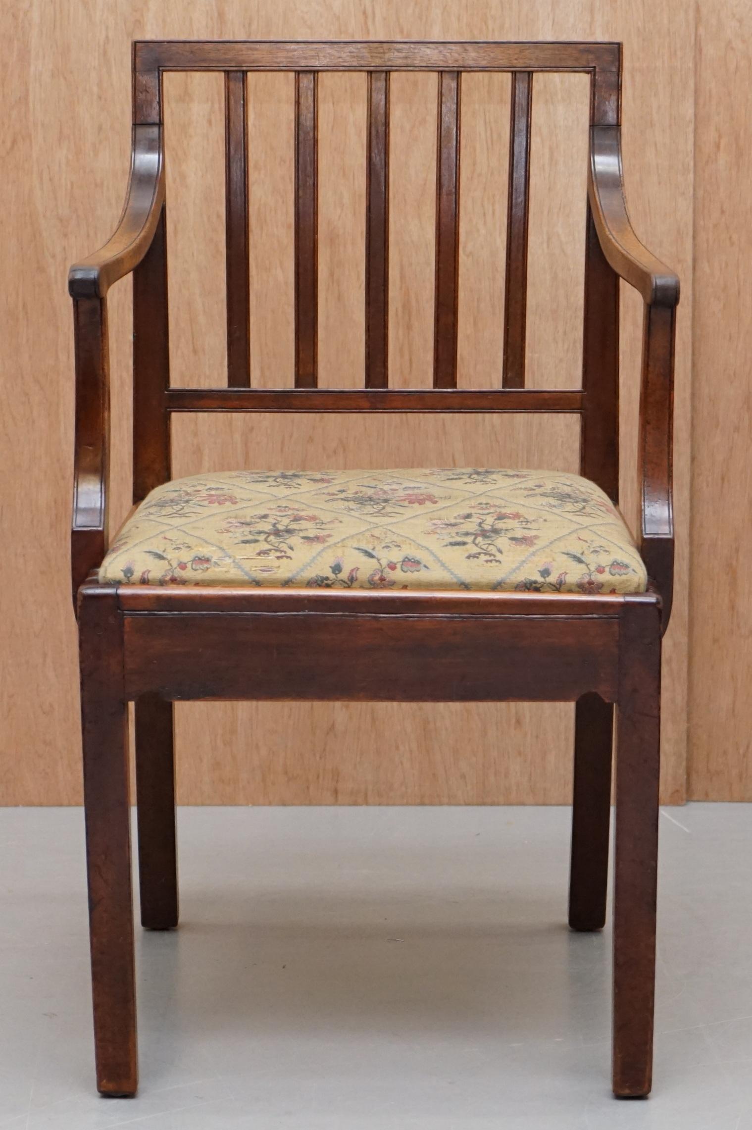 We are delighted to offer for sale this lovely Georgian period circa 1780 walnut frame carver armchair 

A very good looking and well made chair, all the joints are dowelled, hand carved and cut, it’s a good early piece and in walnut which is a