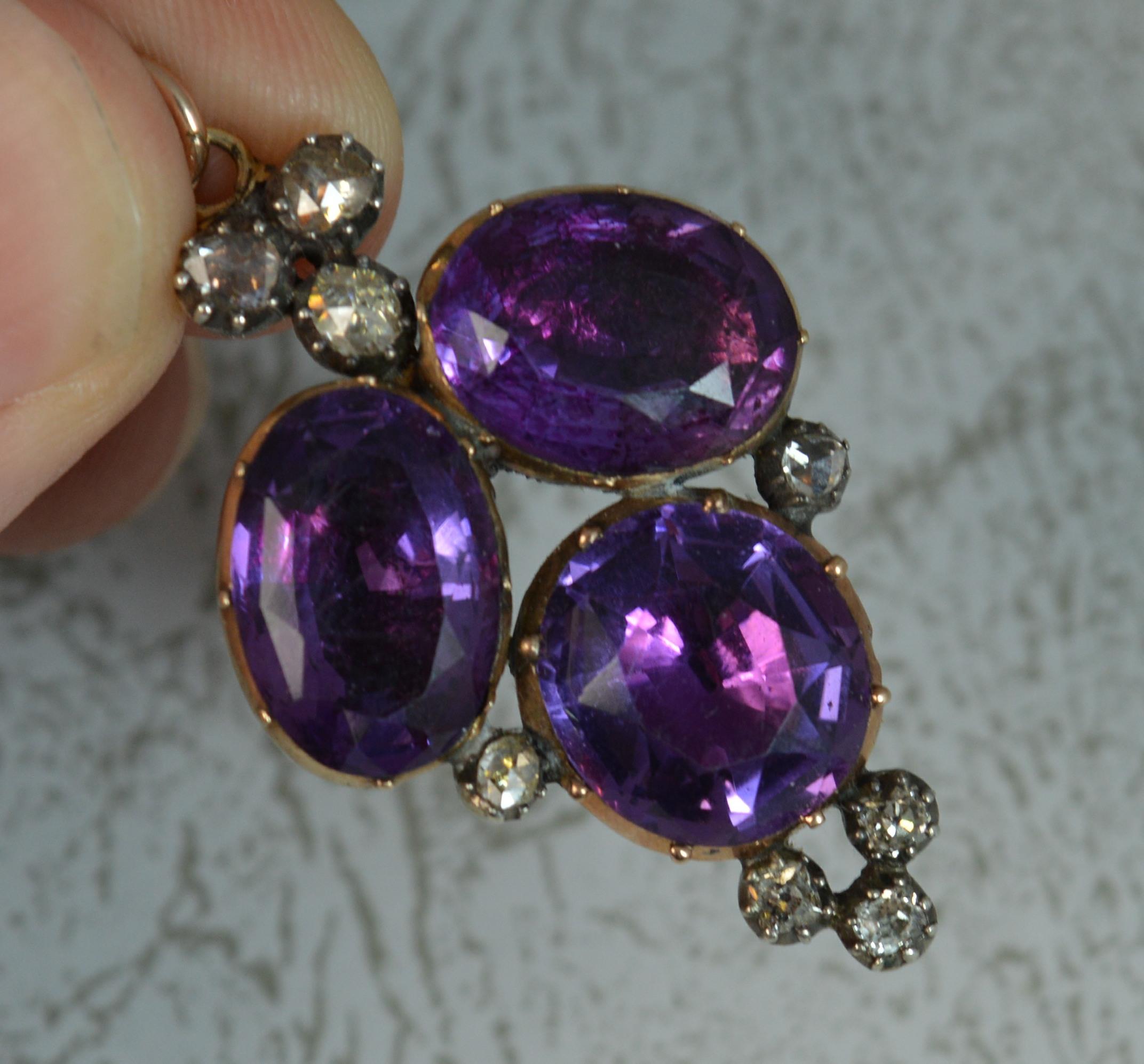 15 carat amethyst pendant