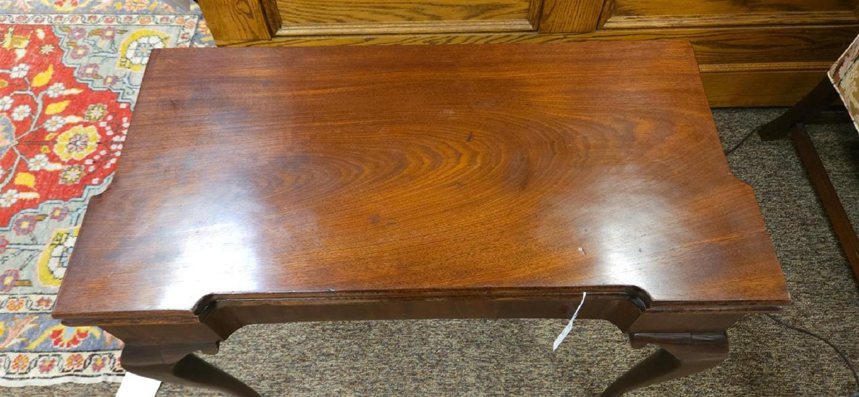 Rara mesa de juegos plegable de caoba georgiana, circa 1790 en venta 1