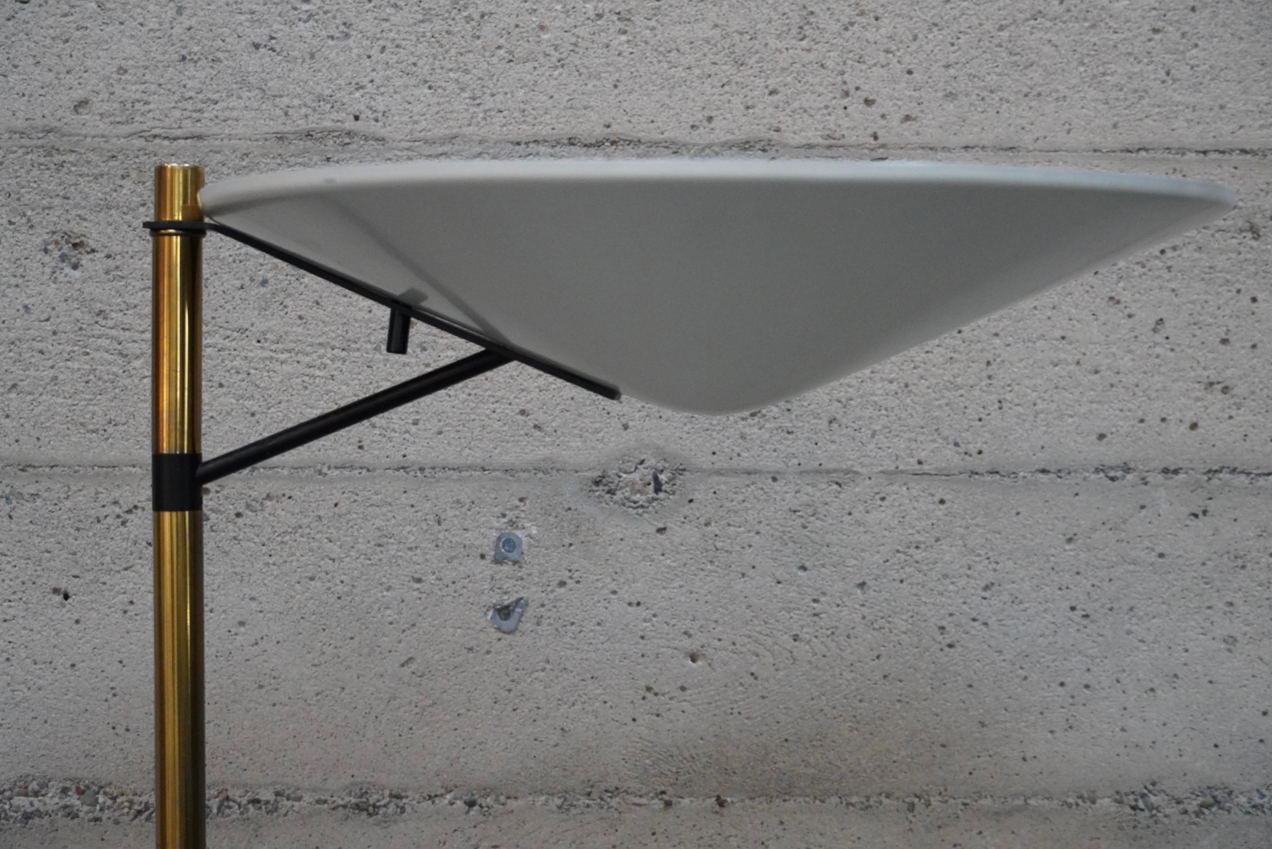 Hand-Crafted Rare Gerald Thurston for Lightolier Multi Colored Floor Lamp circa 1950s For Sale