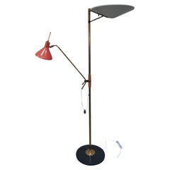 Rare Gerald Thurston for Lightolier Multi Colored Floor Lamp circa 1950s
