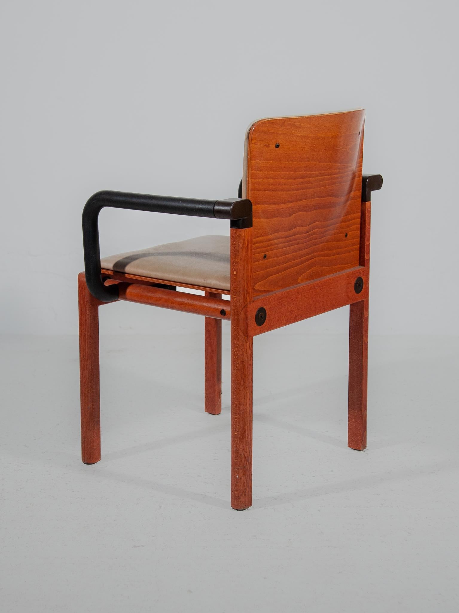 Rare Gerd Lange Stacking Armchairs, by Thonet 1970s 1