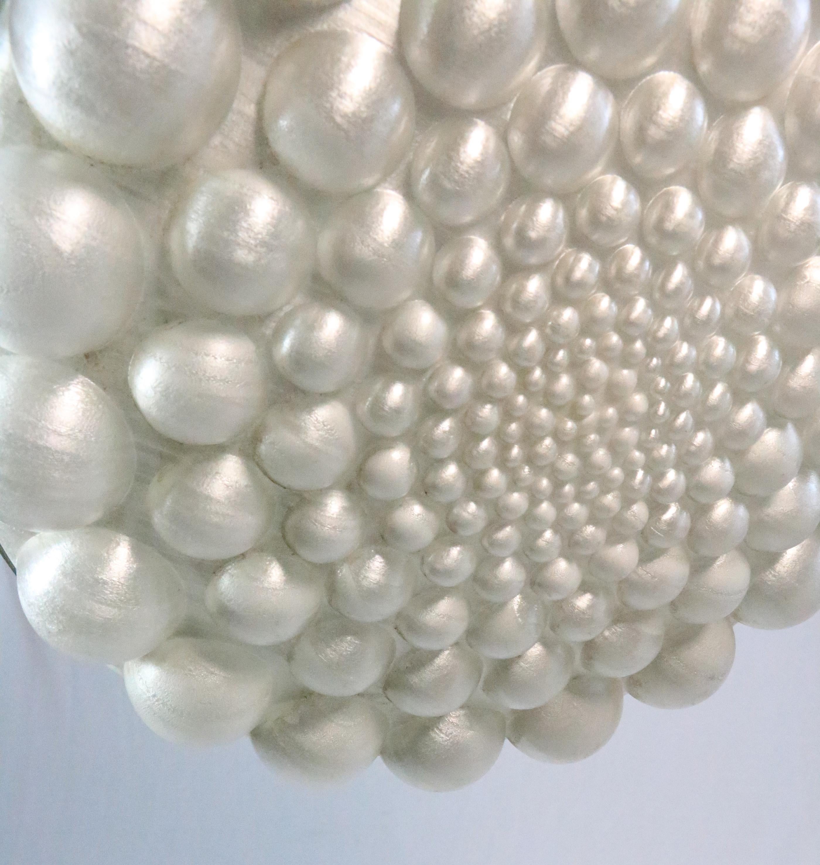 Rara lampada a sospensione tedesca, design a bolle, anni '70 in vendita 6